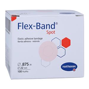 Flex-Band Spot Bandage Fabric 7/8" Flesh Sterile 100/Box, 24 BX/C...