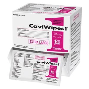 Disinfectant Surface CaviWipes1 X-Large 9 in x 12 in Individually...