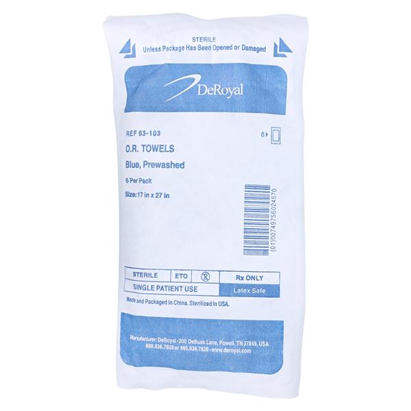 Towel OR Blue Sterile