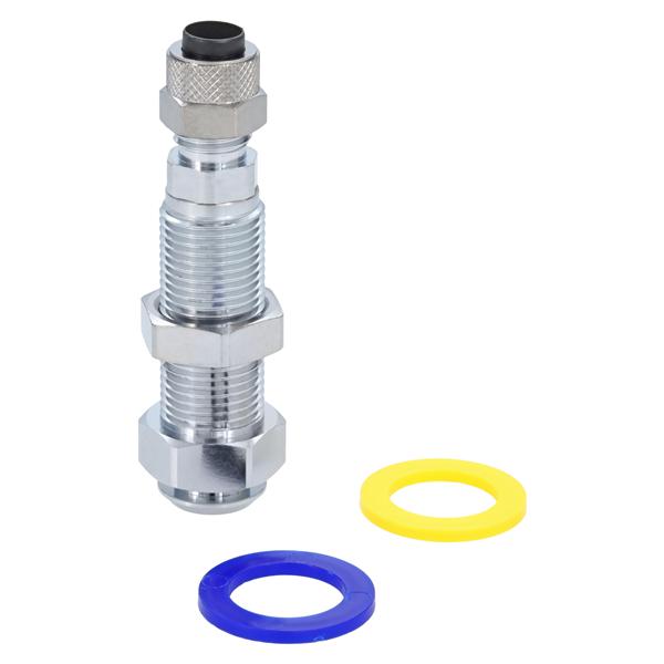 Quick-Disconnect Panel Mount Fitting Female 1/4 in Poly With Shut-Off Each