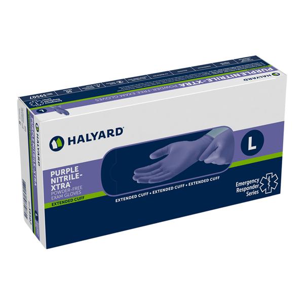 Purple Nitrile Nitrile Exam Gloves Medium Purple Non-Sterile