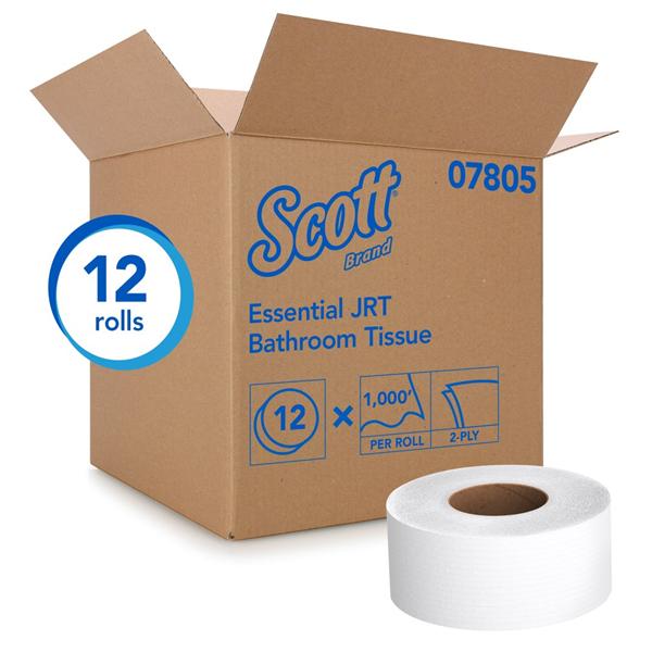 Scott JRT Jr. Bathroom Tissue White 2 Ply 12/Ca