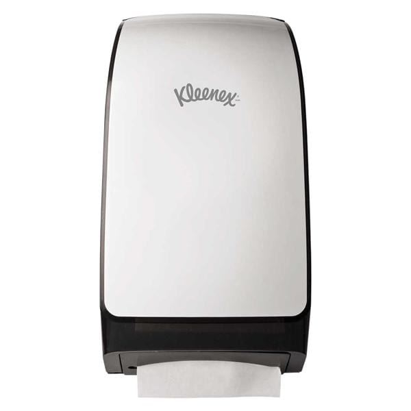 Kleenex Premiere Folded Towel Dispenser White Plastic Wall Mount...