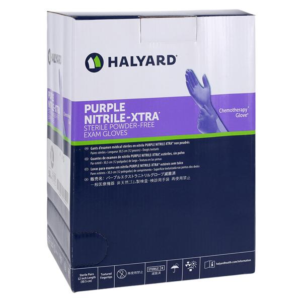 KC5 Purple Nitrile X-Tra Nitrile Exam Gloves X-Large Purple Steri...