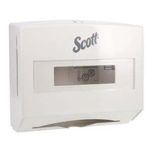 Scottfold Paper Towel Dispenser White Plastic Wall Mount 1/Case