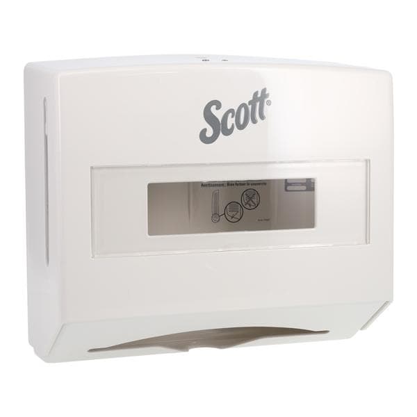 Scottfold Paper Towel Dispenser White Plastic Wall Mount 1/Case
