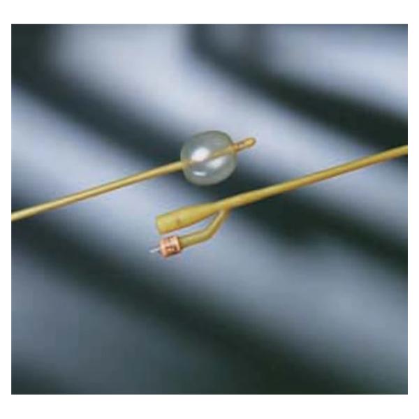 Silastic 2-Way Foley Catheter Medium Round Tip Silicone Coated 16Fr 30cc