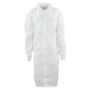 Universal Precautions Lab Coat 3 Layer SMS Back Vent Knee Length...