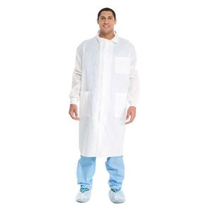 Universal Lab Coat Medium White 25/Ca