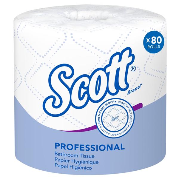 Scott Bathroom Tissue White 2 Ply 80Rl/Ca
