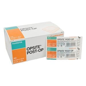 Opsite Polyurethane Film Post-Op Dressing 2-1/2x2" Sterile Adhesi...