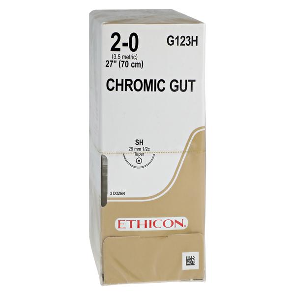 _ Suture 2-0 1-27" Chromic Gut Monofilament SH Brown 36/Bx