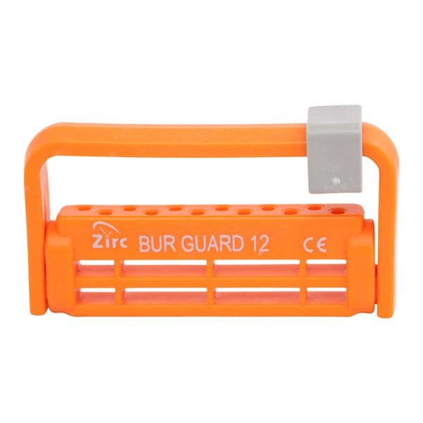Steri-Bur Guard Bur Block Antimicrobial Microban 12 Hole NeoOrng Dtchbl Lid Ea