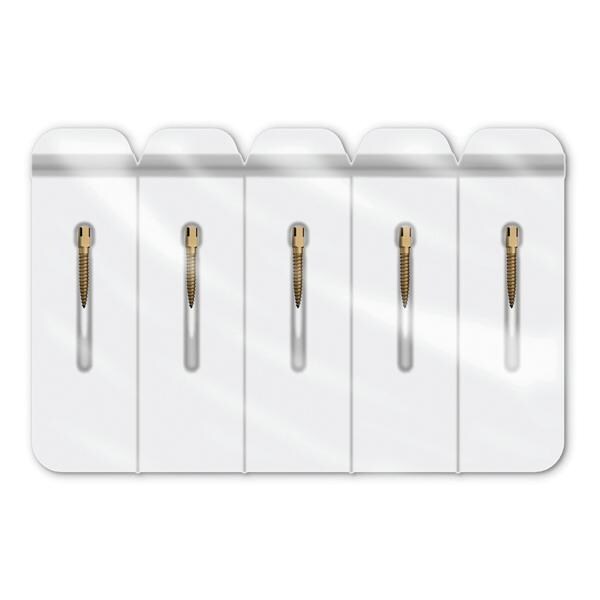 Surtex Sterile Post Gold Plated Standard Package Medium M6 1.8 mm 5/Pk