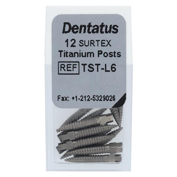 Surtex Posts Titan Refill 11.8 mm 1.8 mm Parallel Sided & Tapered End L6 12/Bx