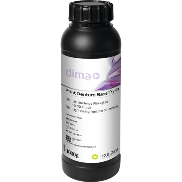 dima 3D Print Material Resin White Ea