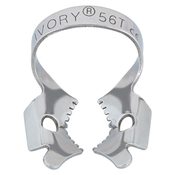 Ivory Rubber Dam Clamp Winged Size 56T Ea