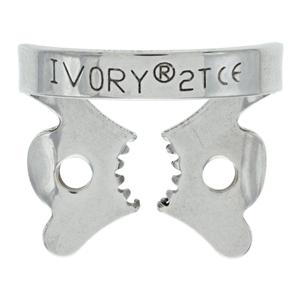 Ivory Rubber Dam Clamp Winged Size 2T Ea