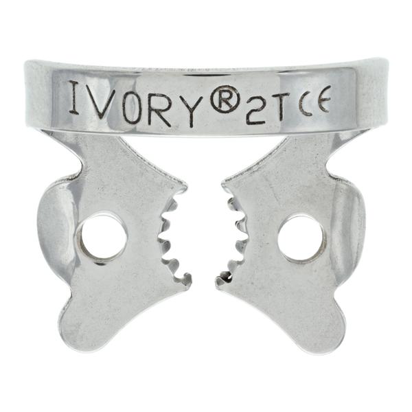 Ivory Rubber Dam Clamp Winged Size 2T Ea