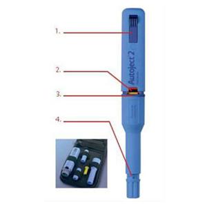 Device Lancing Autoject 2 1/2" Conventional White 30g Safety Inte...