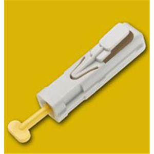 Unistik 2 Incision Device Lancet 23gx1.8mm Safety Yellow Twst Cp M Flw 200/Bx