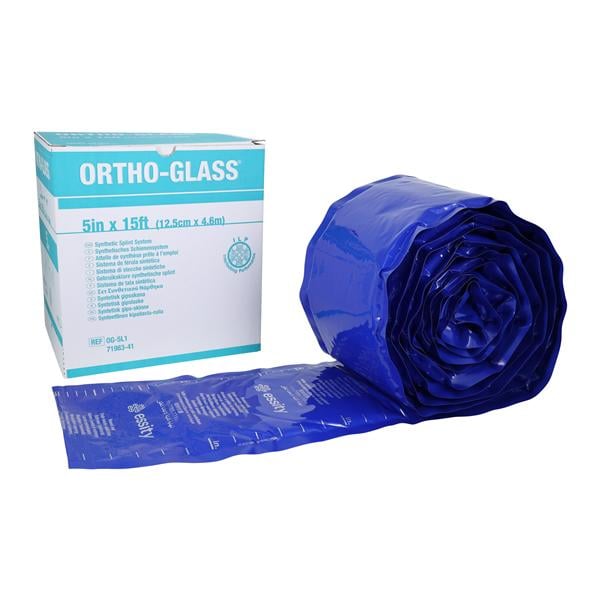 Ortho-Glass Casting Splint System White 5"x15', 2 RL/CA
