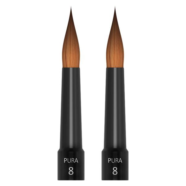 Pura Brush Ceramist Brush Kolinsky Tip #8 2/Pk