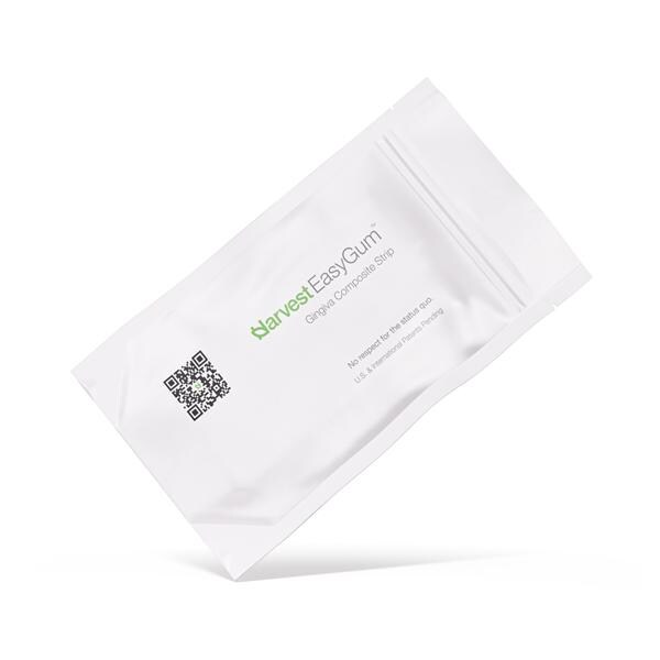 EasyGum Composite Strip Dark Reddish Pink Opaque 4/Pkg