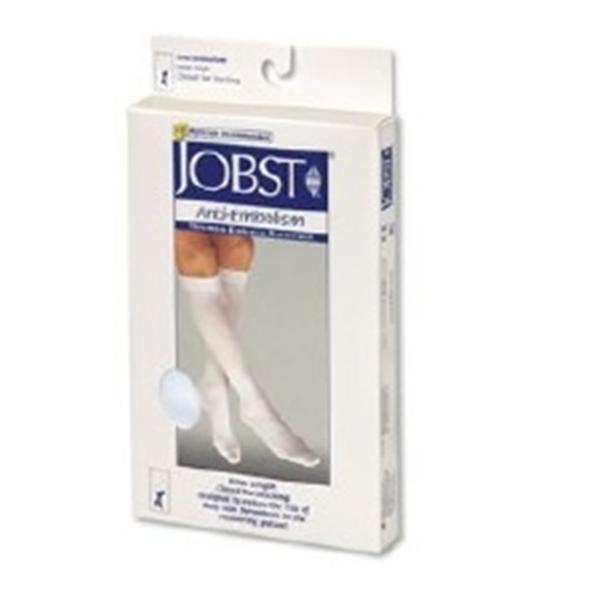 Jobst Compression Stocking Knee High Medium Unisex White