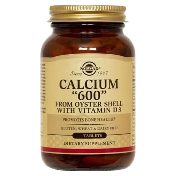 Calcium "600" Adult Supplement Tablets 120/Bottle