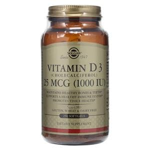 Vitamin D Supplement Softgels 1000IU 250/Bottle