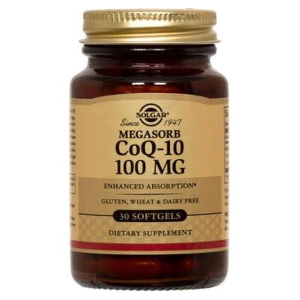 Coenzyme Q-10 Supplement Softgels Vegetarian/Kosher 100mg 30/Bt