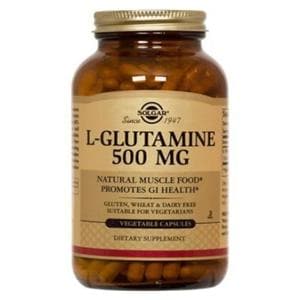 L-Glutamine Adult Supplement Vegicaps Vegetarian/Kosher 500mg 100...