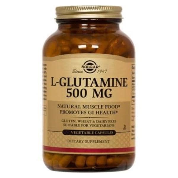 L-Glutamine Adult Supplement Vegicaps Vegetarian/Kosher 500mg 100...