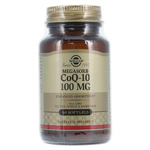 Coenzyme Q-10 Supplement Softgels Vegetarian/Kosher 100mg 60/Bott...