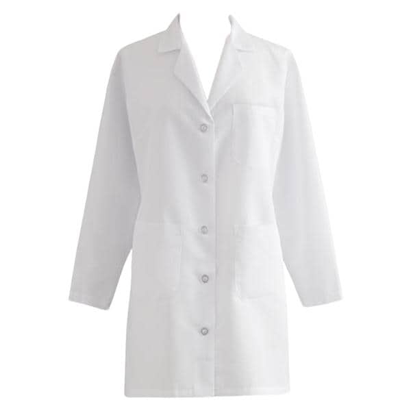 Lab Coat Adult Womens White 80% Polyester / 20% Cotton Poplin Non...