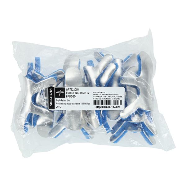Frog Splint Finger Size Medium Aluminum
