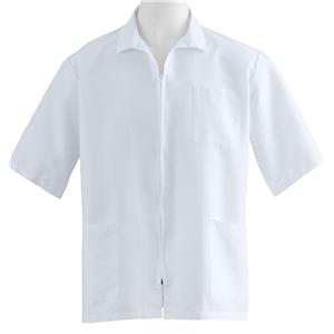 Smock Short Sleeves Small White Unisex Ea