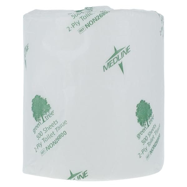 Green Tree Basics Bathroom Tissue White 2 Ply Ea