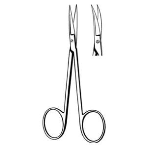 Econo Iris Scissors Curved 4-1/2" Stainless Steel Non-Sterile Dis...