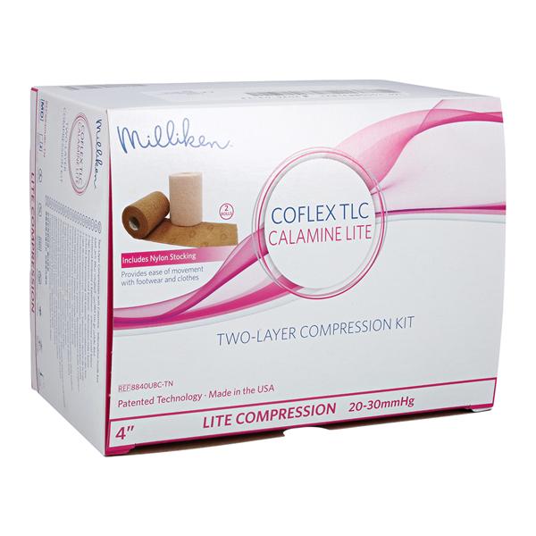 CoFlex TLC Lite Compression Kit Latex Free Formulation 4"x6yd Tan/Pink 2Rl/Bx