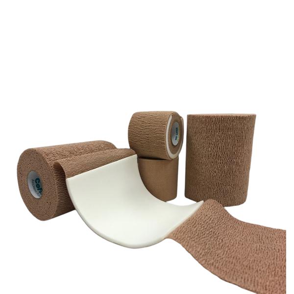 CoFlex AFD Dressing Bandage Elastic 4"x2.5yd Tan Sterile 8rl/Case