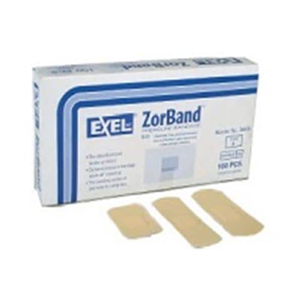 ZorBand Pressure Bandage Cellulose 1-1/4x2-3/4" Tan Sterile 100/B...