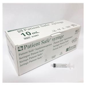 Patient Safe _ Syringe 10cc Low Dead Space 100/Bx