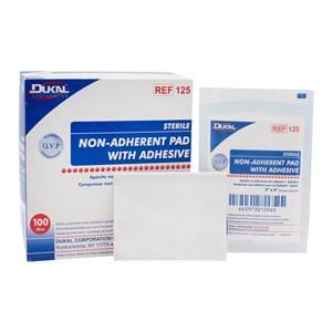 Cotton Pad 3x4" Sterile Non-Adherent Adhesive White Absorbent, 1...