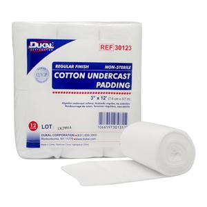 Undercast Padding White 3"x12', 6 BG/CA