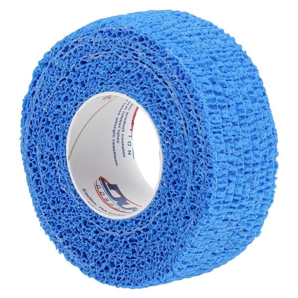 Cohesive Bandage Elastic 1"x5yd Dark Blue Non-Sterile 30/Box