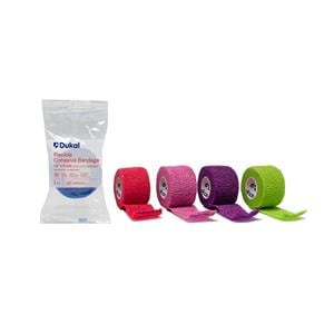 Cohesive Bandage Elastic 1.5"x5yd Assorted Non-Sterile 48/Box