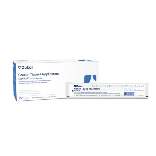 Applicator 6 in Plastic Stem Sterile 2000/Ca
