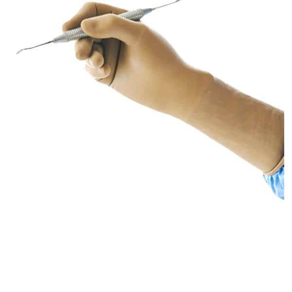 ENCORE Latex Micro Surgical Gloves 7 Standard Brown, 4 BX/CA
